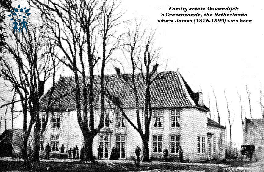 Click for photo in separate window family_estate_ouwendijck_in_the_netherlands_where_james_was_born.jpg