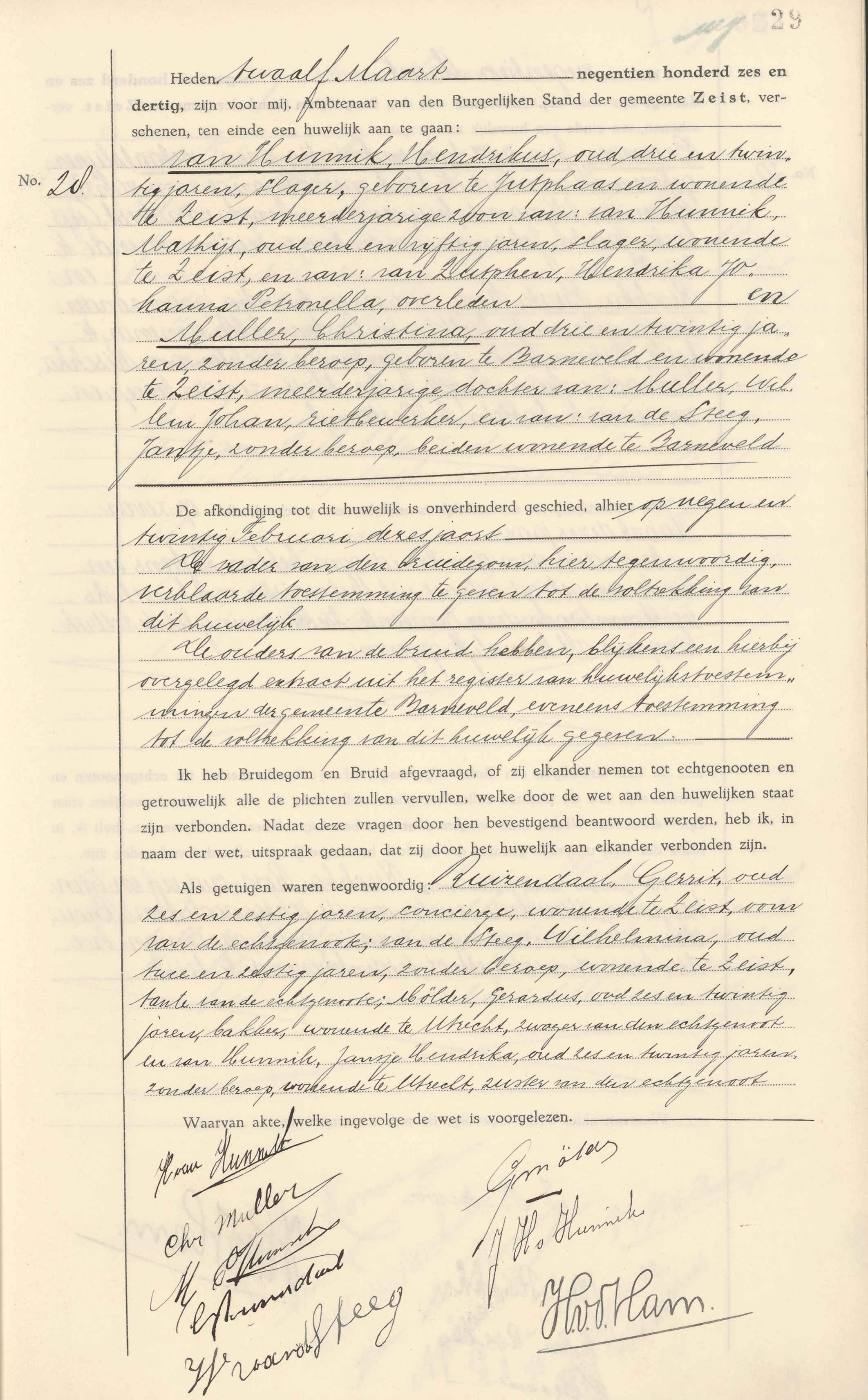 Click for photo in separate window hendrikus_van_hunnik___christina__muller__ruizendaal__gehuwd_1936_.jpg