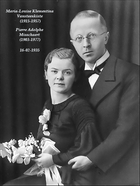 Click for photo in separate window maria-louise_klementina_vansteenkiste__1915-1957_-pierre_adolphe_misschaert__1903-1977_-huwelijk.jpg