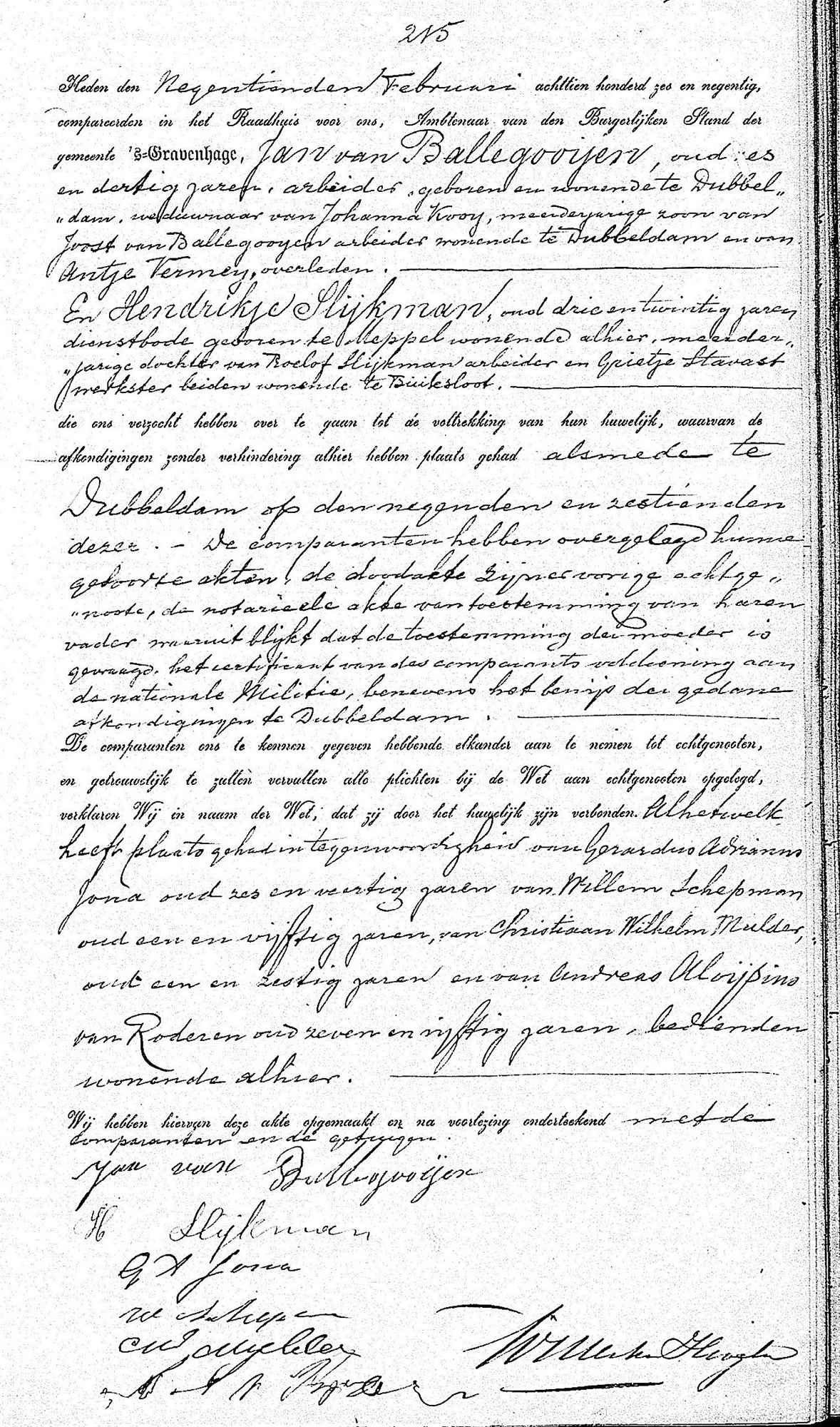 Klik voor foto in apart venster trouwakte_van_jan_van_ballegooijen___hendrikje_slijkman__h.19-02-1896_.jpg
