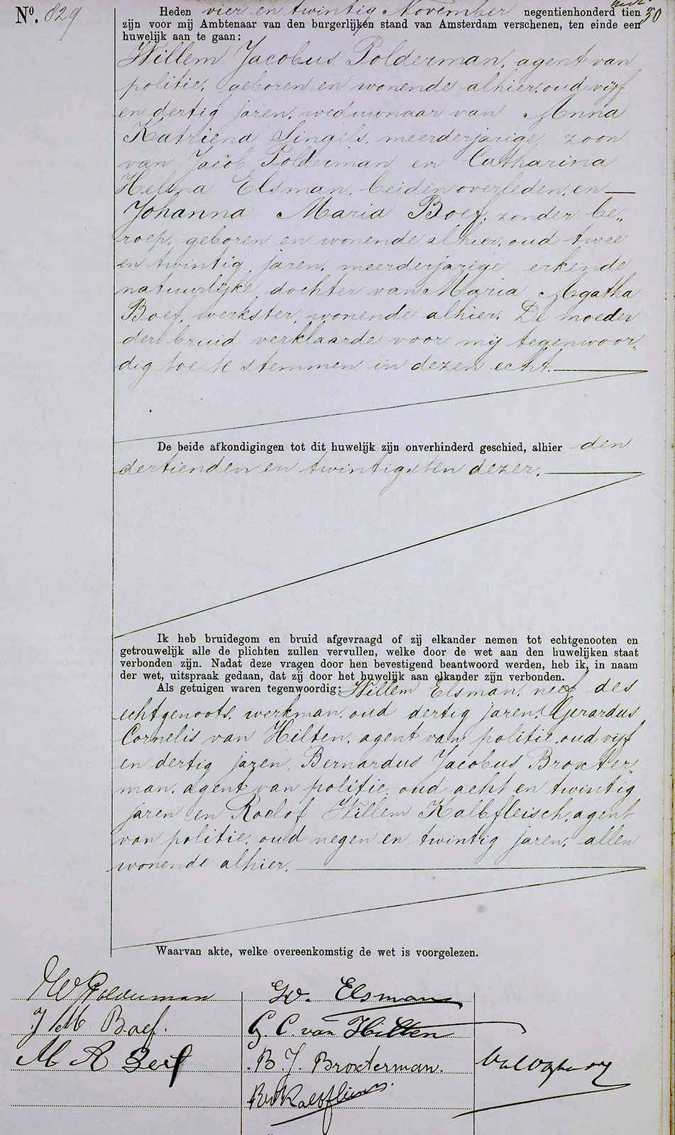 Klik voor foto in apart venster willem_jocobus_polderman_johanna_maria_boef-24-11-1910.jpg