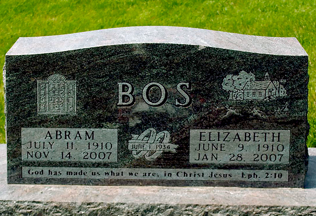 Klik voor foto in apart venster abram_bos__1910-2007__elizabeth_de_wolf__1910-2007_.jpg