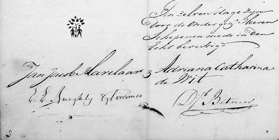 Klik voor foto in apart venster 12-09-1809_amsterdam_huwelijk_jan_jacob_havelaar___adriana_catharina_de_wit.jpg